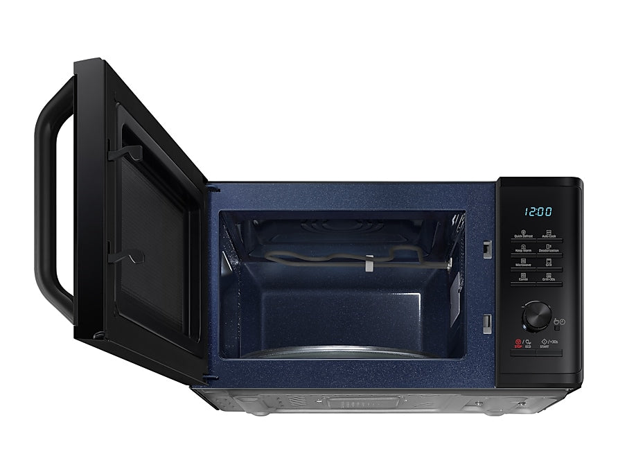 Samsung Grill Mikrowelle MG23K3505AK/SW – 23 l, Grill & Keramikboden, 800 W – Schwarz