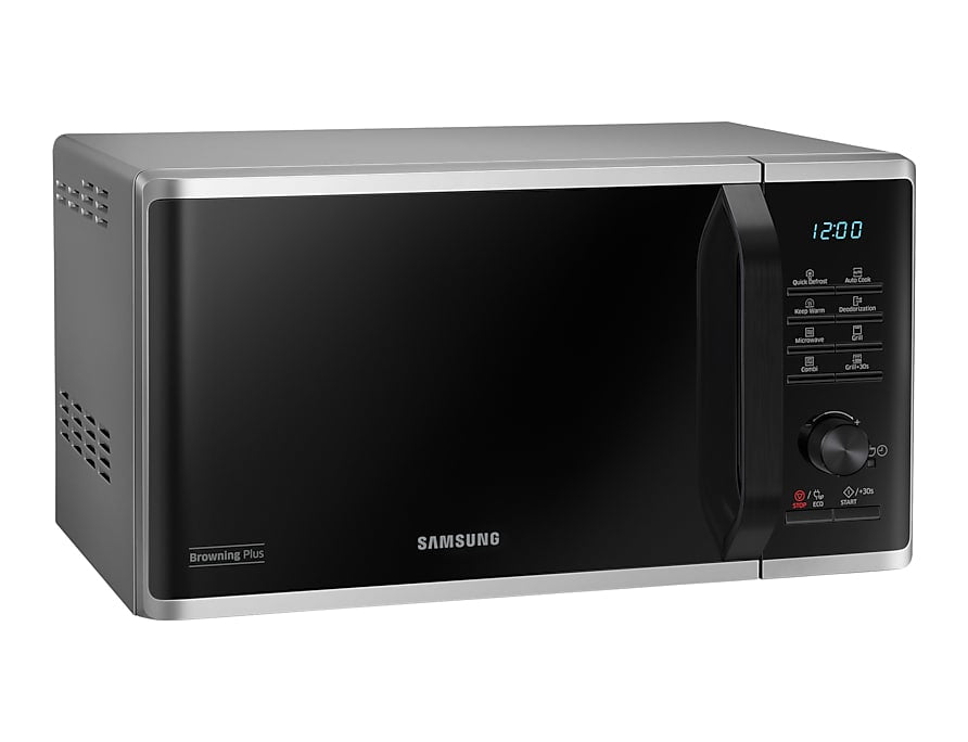 Samsung Grillmikrowelle MG23K3505AS – 23 l, Grill- & Warmhaltefunktion, 800 W – Silber