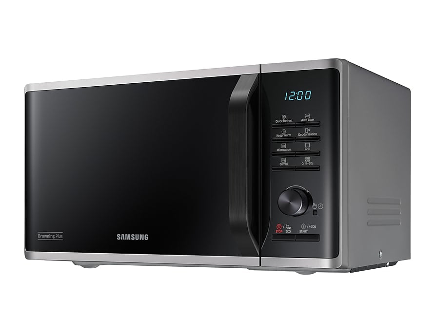 Samsung Grillmikrowelle MG23K3505AS – 23 l, Grill- & Warmhaltefunktion, 800 W – Silber