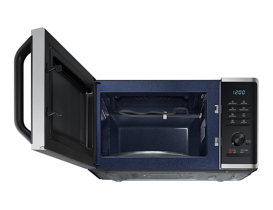 Samsung Grillmikrowelle MG23K3505AS – 23 l, Grill- & Warmhaltefunktion, 800 W – Silber