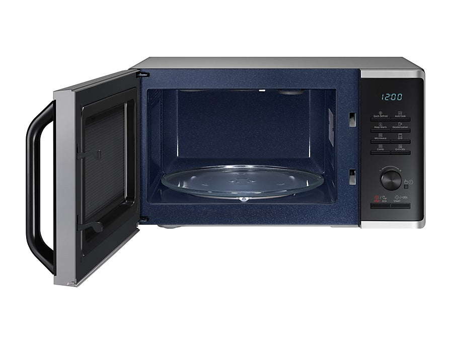 Samsung Grillmikrowelle MG23K3505AS – 23 l, Grill- & Warmhaltefunktion, 800 W – Silber