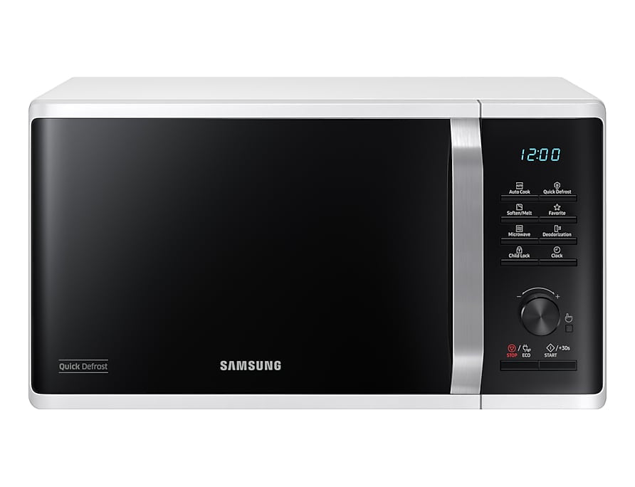 Samsung Mikrowelle MS23K3515AW – 23 l, Warmhaltefunktion & Abtaufunktion, 800 W – weiss