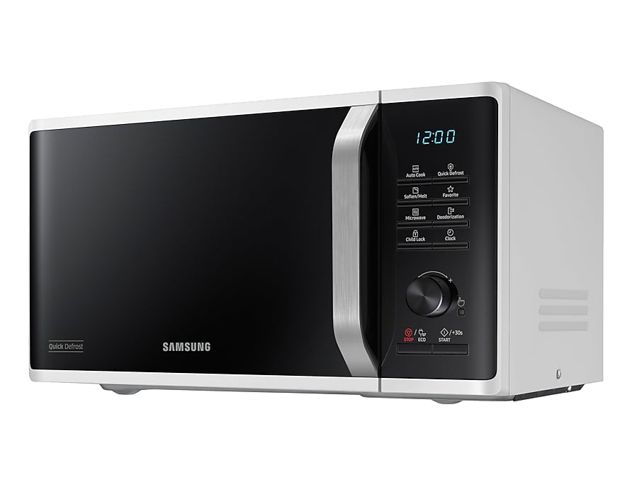 Samsung Mikrowelle MS23K3515AW – 23 l, Warmhaltefunktion & Abtaufunktion, 800 W – weiss