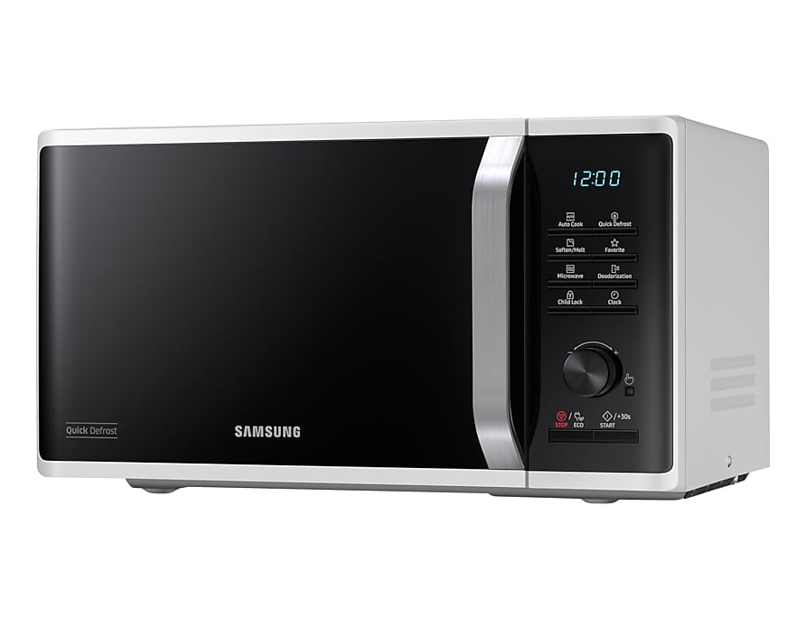 Samsung Mikrowelle MS23K3515AW – 23 l, Warmhaltefunktion & Abtaufunktion, 800 W – weiss
