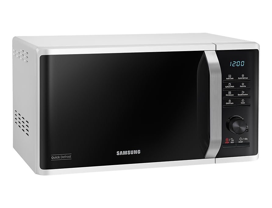 Samsung Mikrowelle MS23K3515AW – 23 l, Warmhaltefunktion & Abtaufunktion, 800 W – weiss