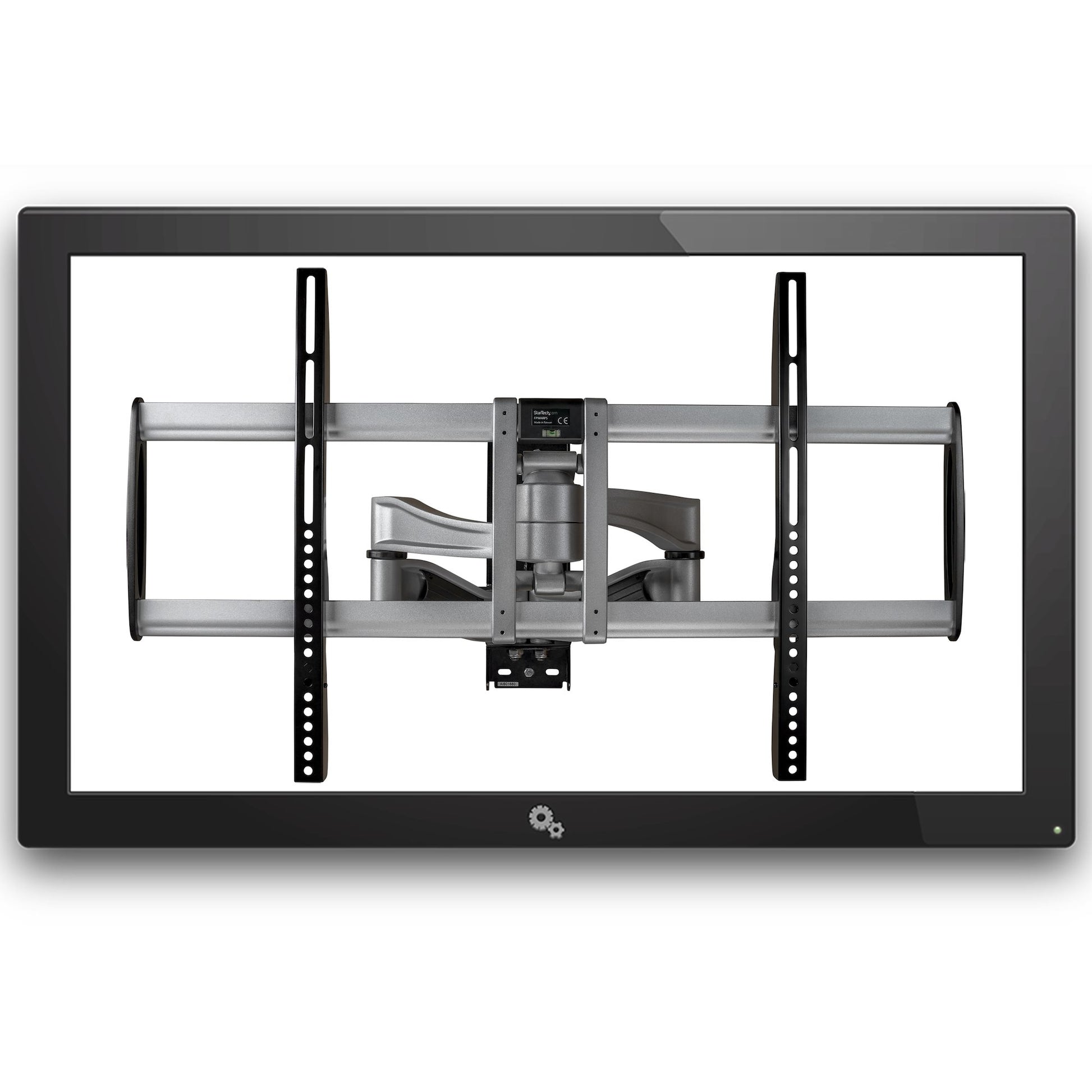 StarTech.com Wandhalterung – Vollbeweglich – 32–75" – VESA 150×100–800×500 – bis 85 kg – Schwarz/Silber