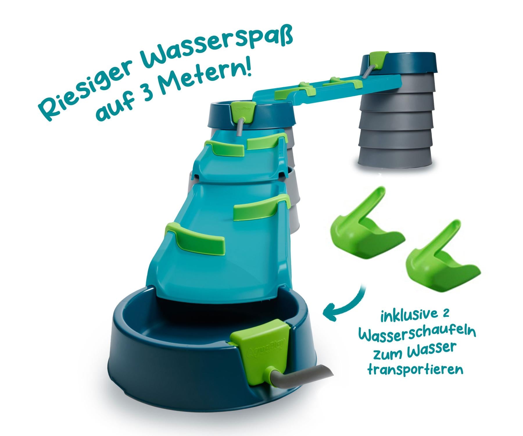 Aquaplay Mudway STREAM Matschbahn – ab 3 Jahren – Kunststoff – Mehrfarbig