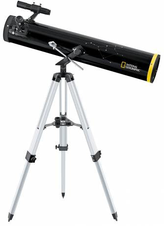 National Geographic 114/900 Reflektor Teleskop – Reflektor, 114 mm, 900 mm, 675×, azimutale Montierung