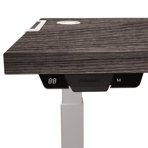 Fellowes Tischplatte – 140 × 80 × 2,5 cm – Eiche – für Levado, Cambio