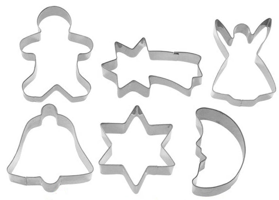 Westmark 6-teilige Ausstechformen, Edelstahl, 13 × 22,5 × 2,6 cm, spülmaschinenfest