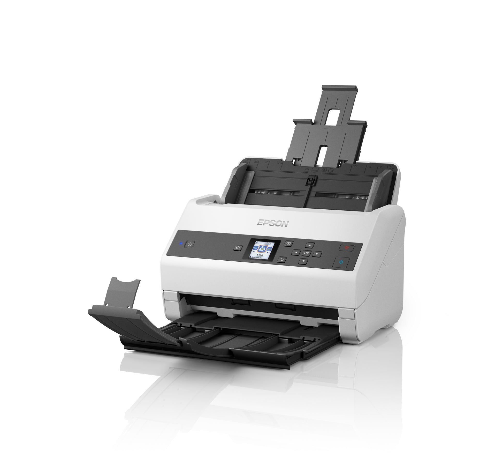 Epson WorkForce DS-970 – Dokumentenscanner, A4, Duplex, 85 ppm, 600 dpi, ADF 100 Blatt, USB