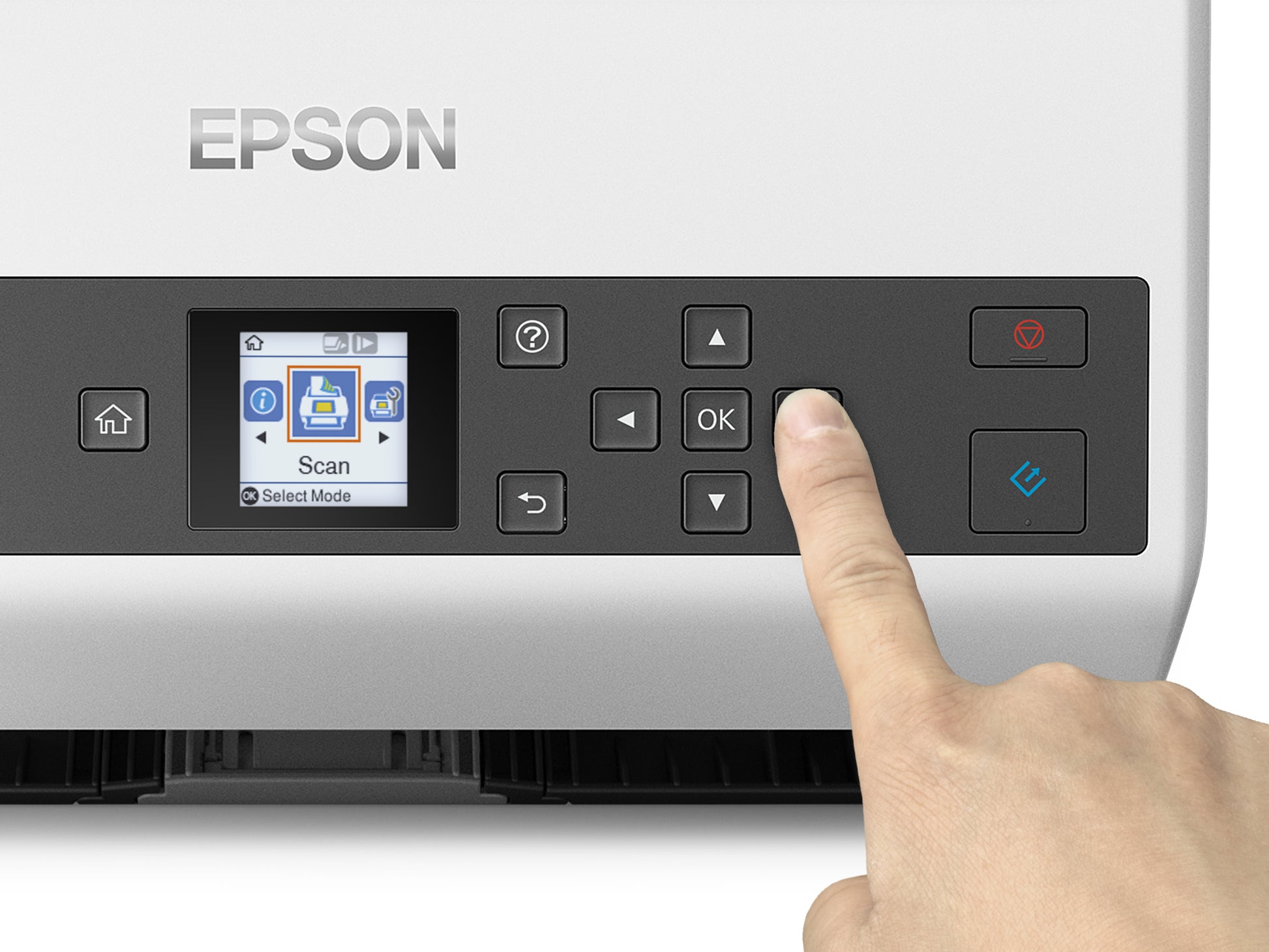 Epson WorkForce DS-970 – Dokumentenscanner, A4, Duplex, 85 ppm, 600 dpi, ADF 100 Blatt, USB