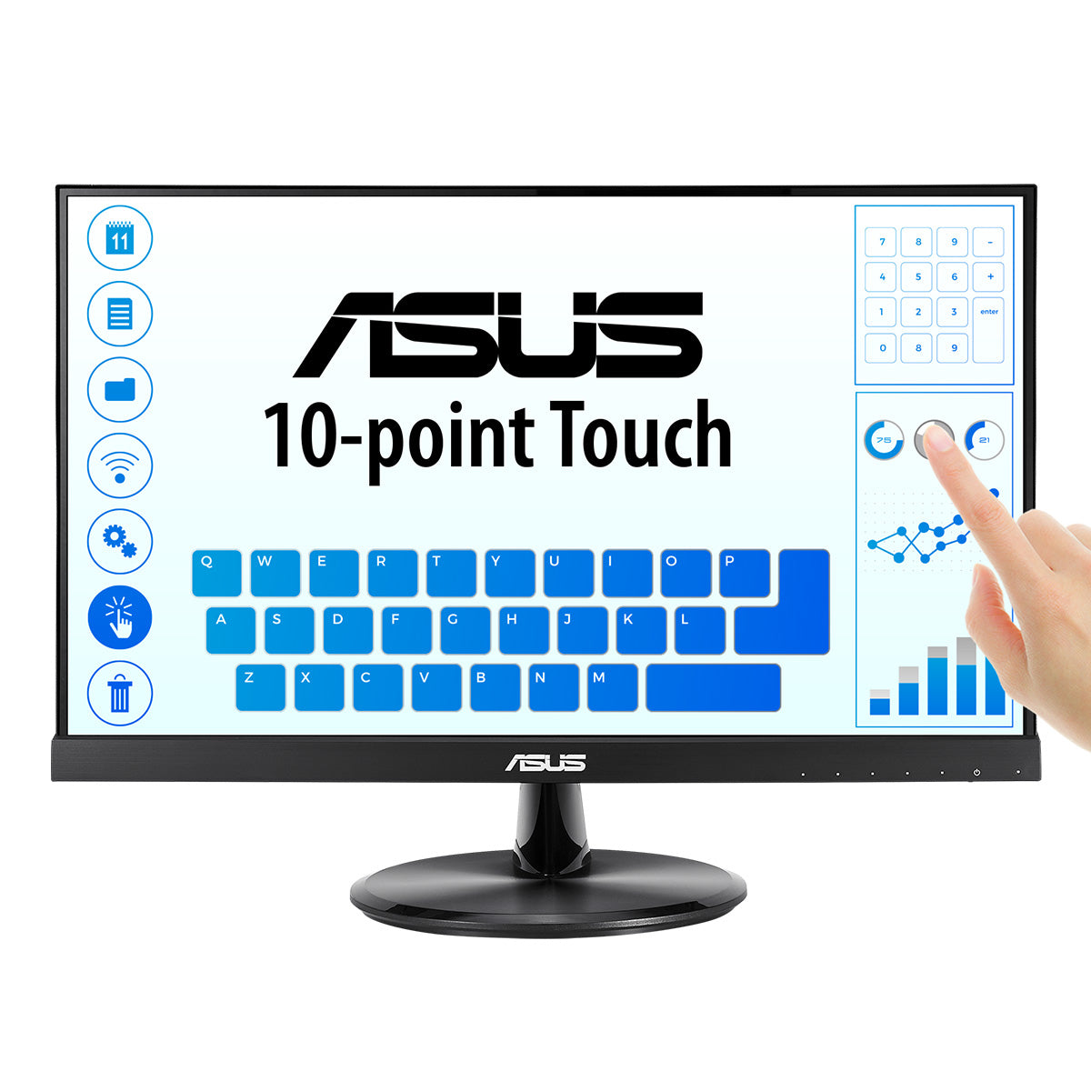 ASUS VT229H – 21,5", 1920 × 1080 (Full HD), IPS, Touch