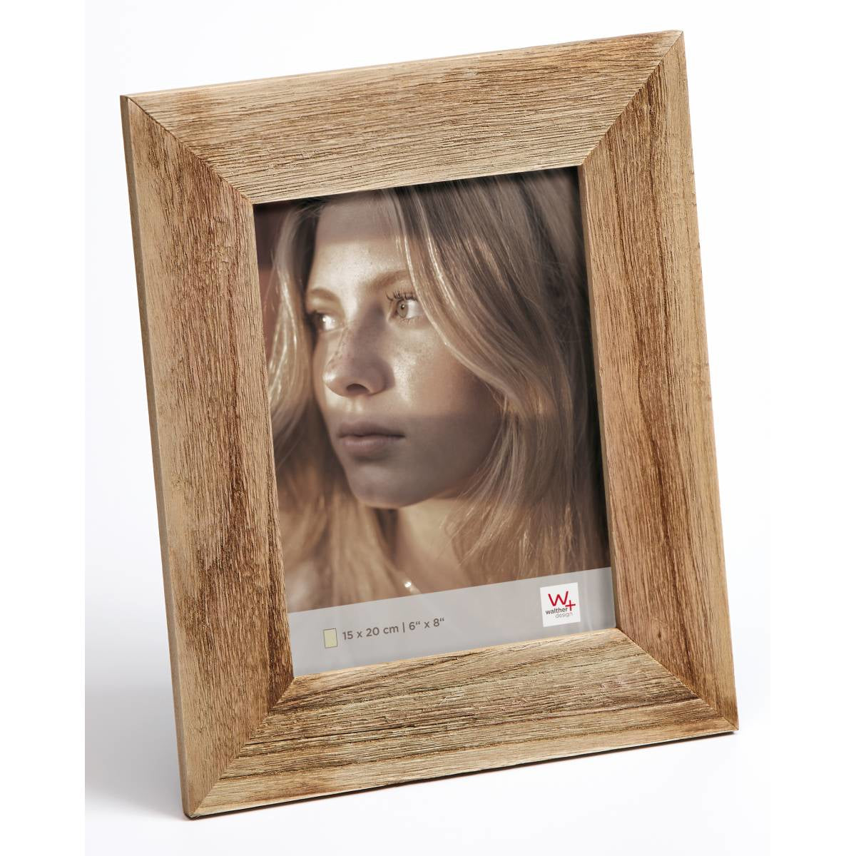 Walther Design Bilderrahmen Limmerick, Holz (Tanne), Braun, 23,5 × 28,5 cm – eco:plus