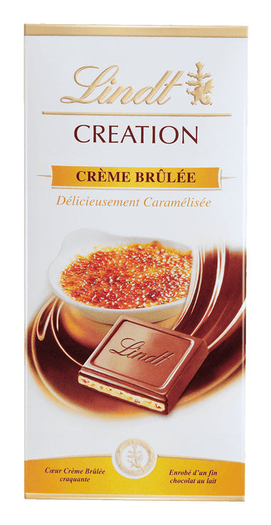 Lindt CRÉATION Schokolade – Milch Crème Brûlée – 150 g