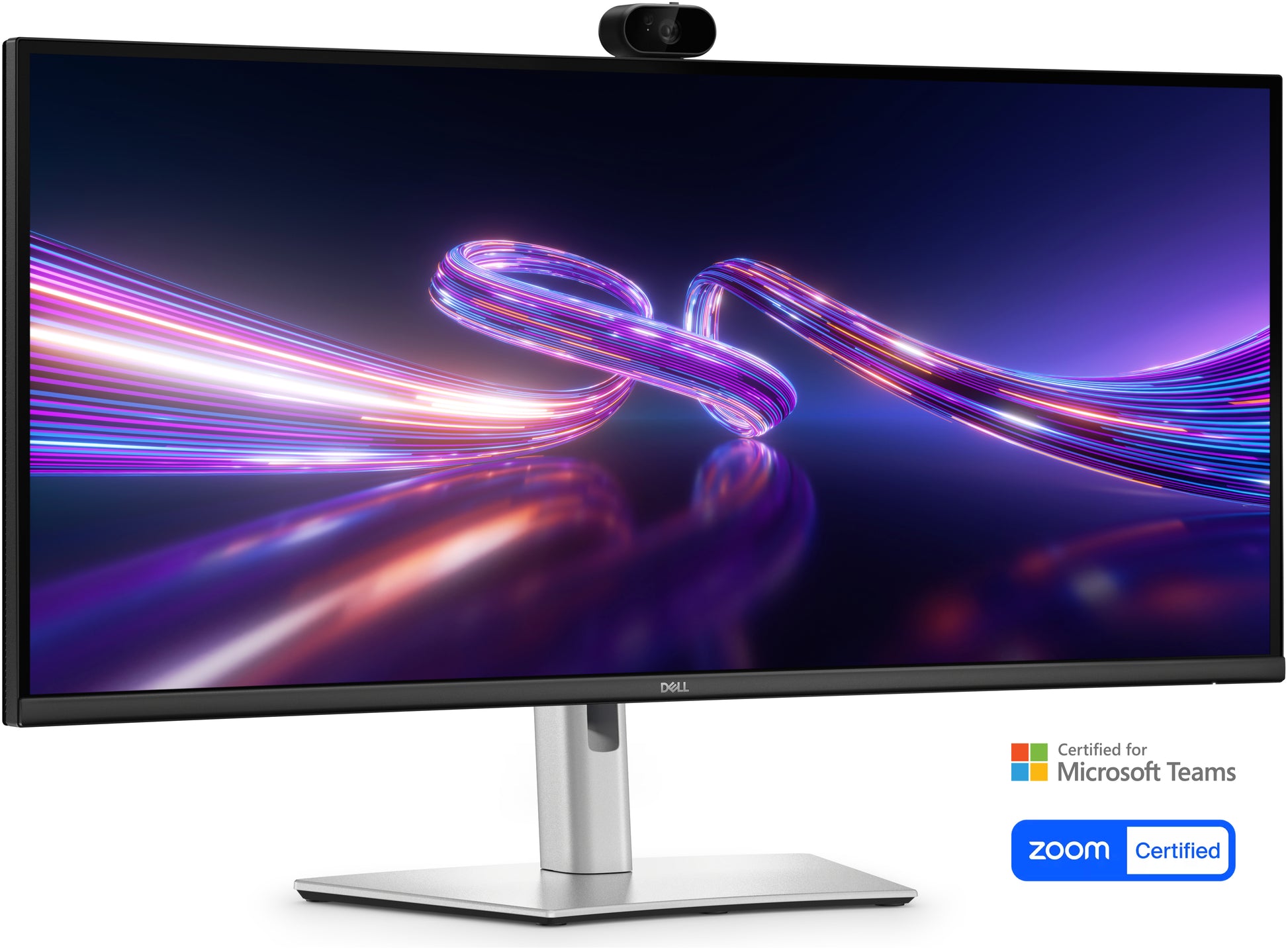 DELL P3426Wev – 34,1" Curved, 3440 × 1440 (UWQHD), IPS, 100 Hz, USB-C 90 W, Webcam, LAN