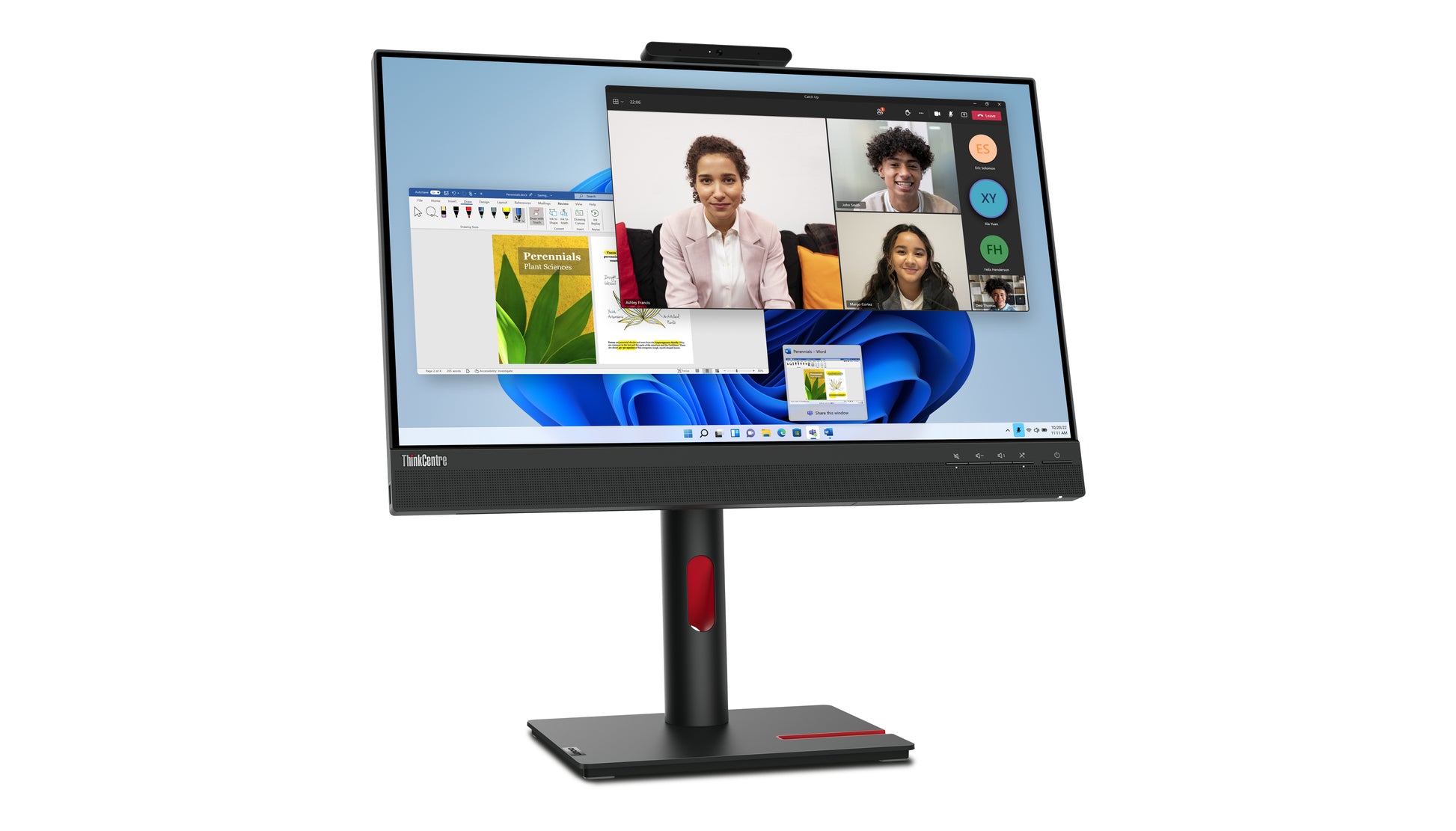 Lenovo ThinkCentre Tiny-in-One 24 – Monitor, 23,8", VESA 100 × 100, Raven Black