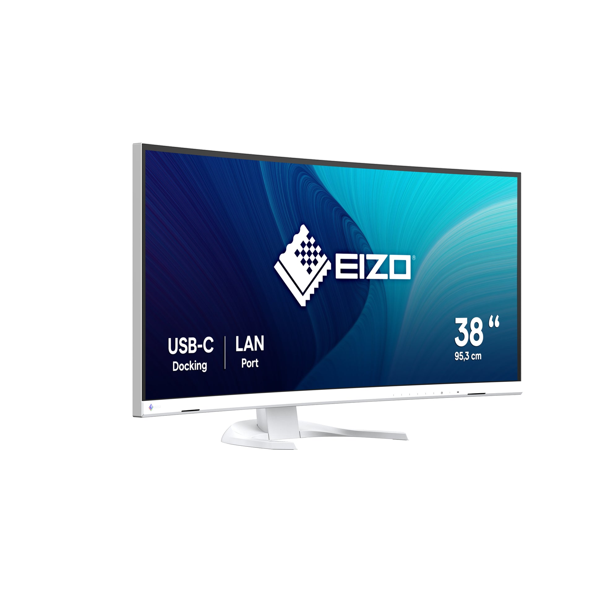 EIZO EV3851X – 37,5" Curved, 3840 × 1600 (UWQHD+), IPS, USB-C 94 W, KVM, LAN