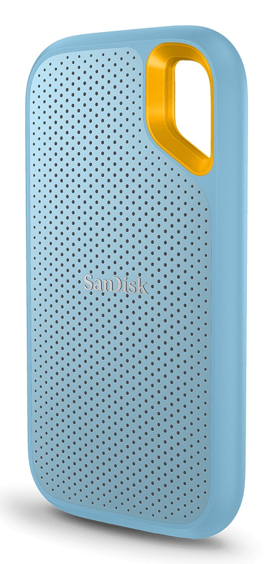 SanDisk Extreme Portable SSD SDSSDE61-1T00 – 1 TB – USB-C (USB 3.2 Gen 2), 1 050/1 000 MB/s, IP65