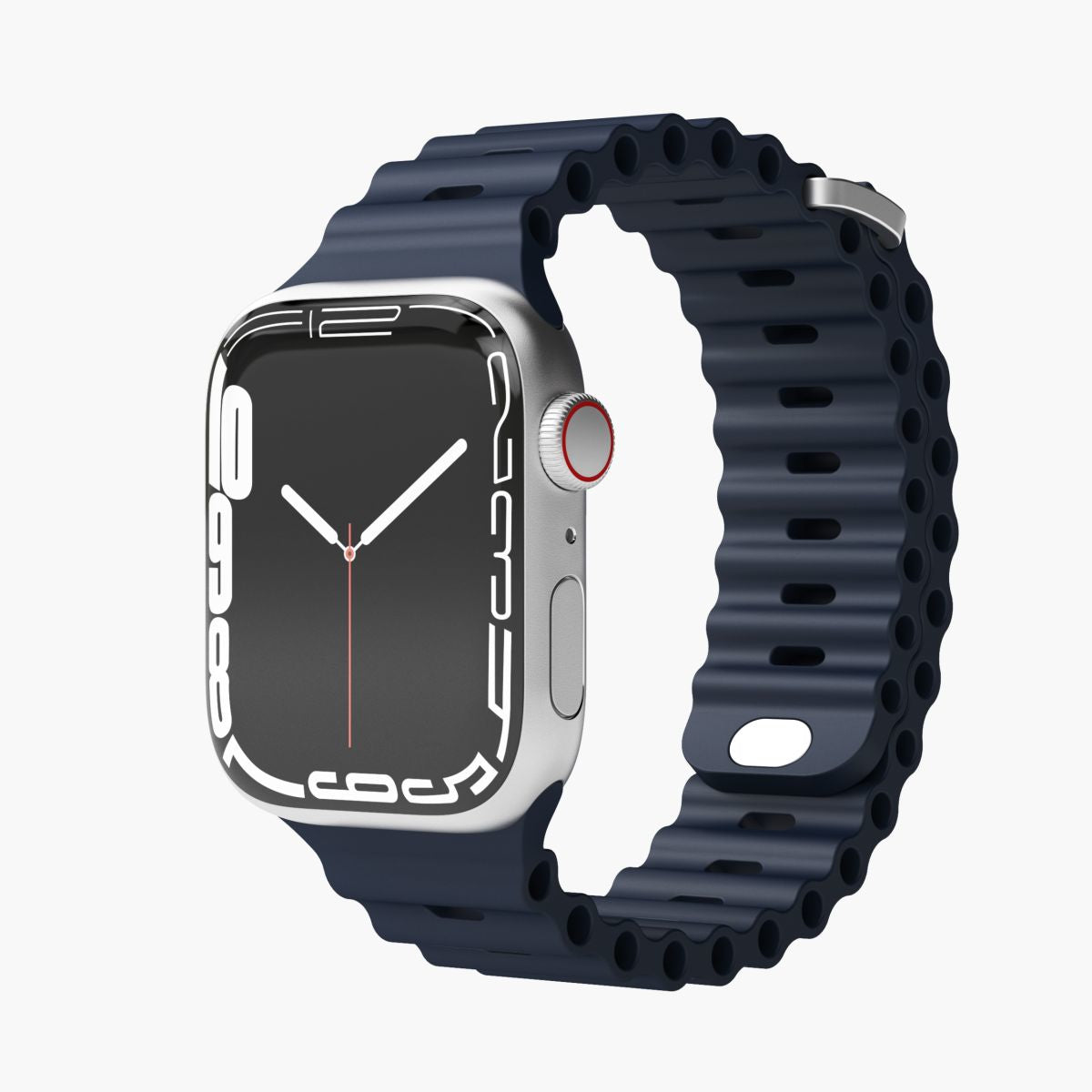 Vonmählen Wave Band 2 – Armband – für Apple Watch (diverse Grössen), Navy, Elastomer (TPR)
