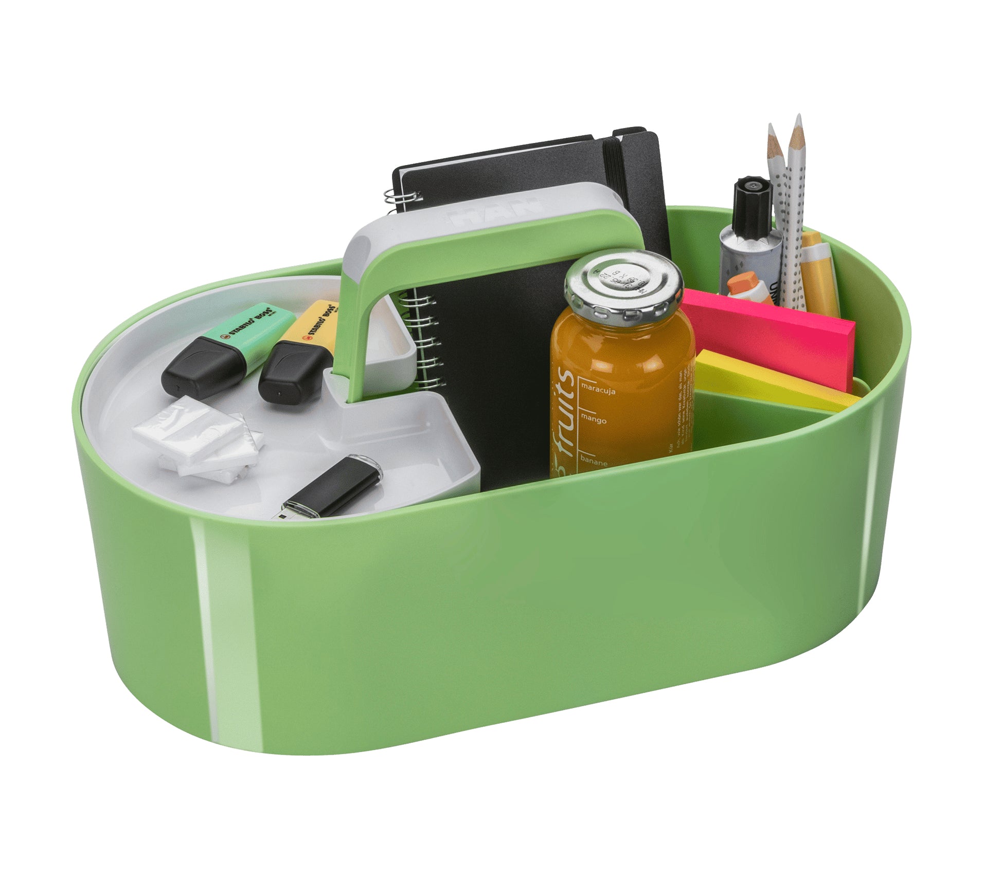 HAN Werkzeugkasten LOFT 1200-12 Aufbewahrungsbox – Hellgrün, ABS, B 340 × H 188 × T 187 mm