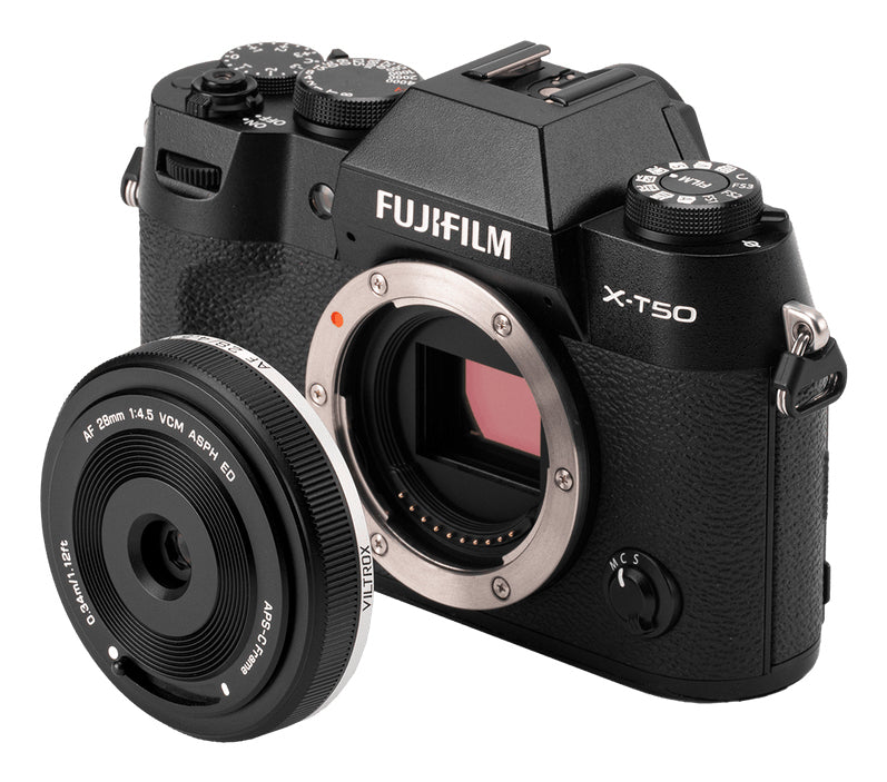 VILTROX AF 28 XF Objektiv – 28 mm f/4,5 – für Fujifilm X – Vollformat, Pancake, 60 g