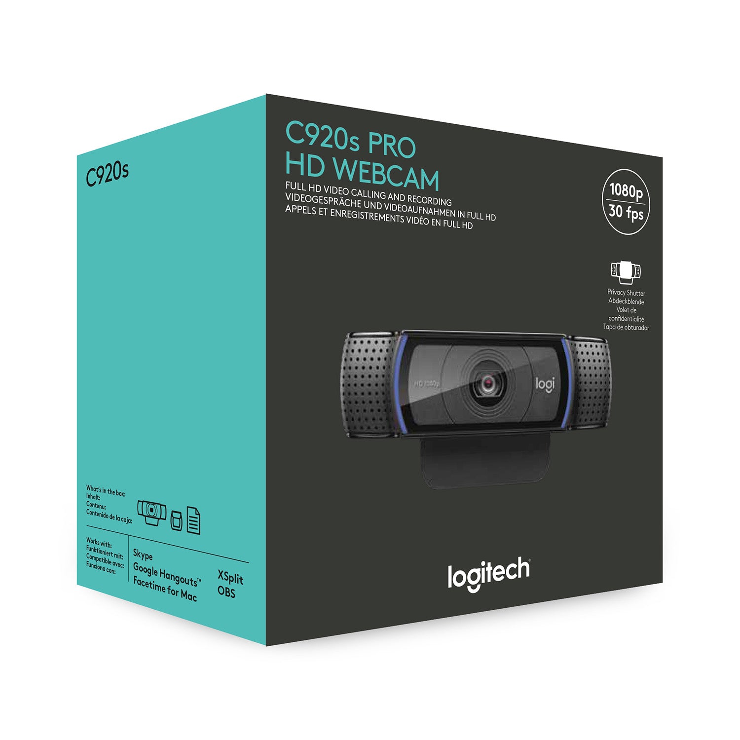 Logitech C920S Pro – Webcam