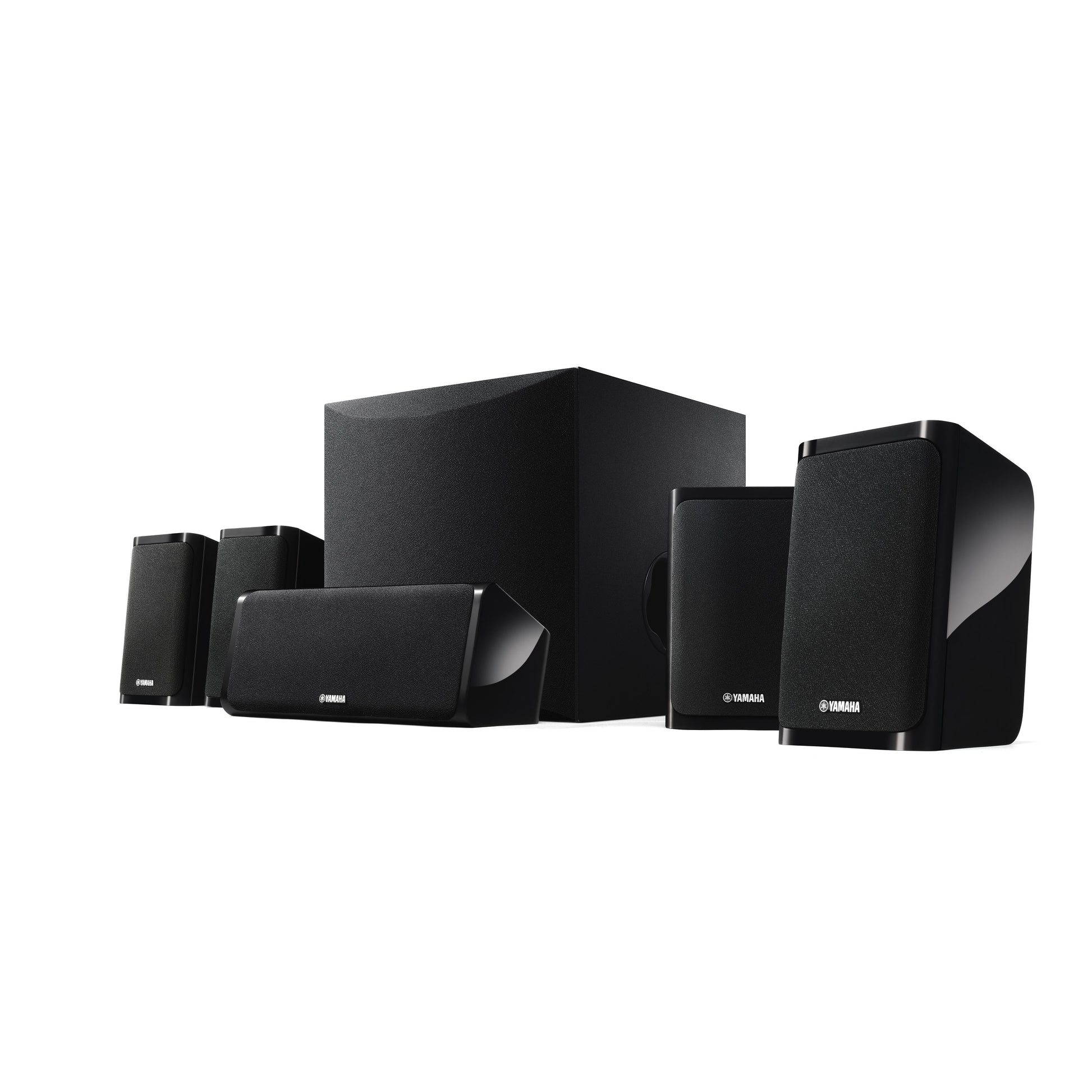 Yamaha NS-P 41, Set – Aktiv-Regallautsprecher – 5.1, Subwoofer 100 W, 7,9" Tieftöner, Schwarz