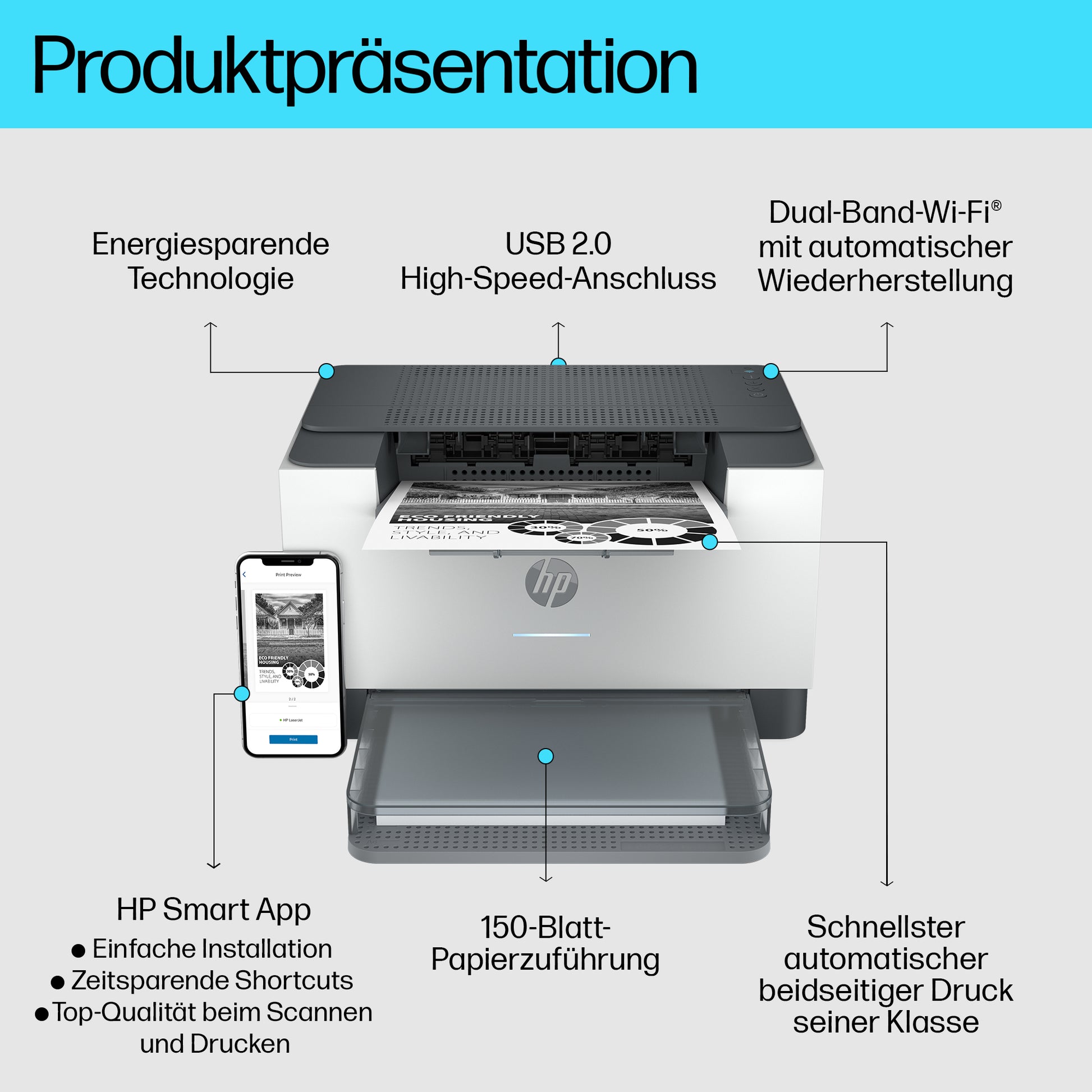 HP LaserJet M209Dw – S/W, Duplex