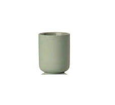 Zone Denmark Zahnputzbecher Ume – Steingut, 8,3×10,3 cm, Eukalyptusgrün