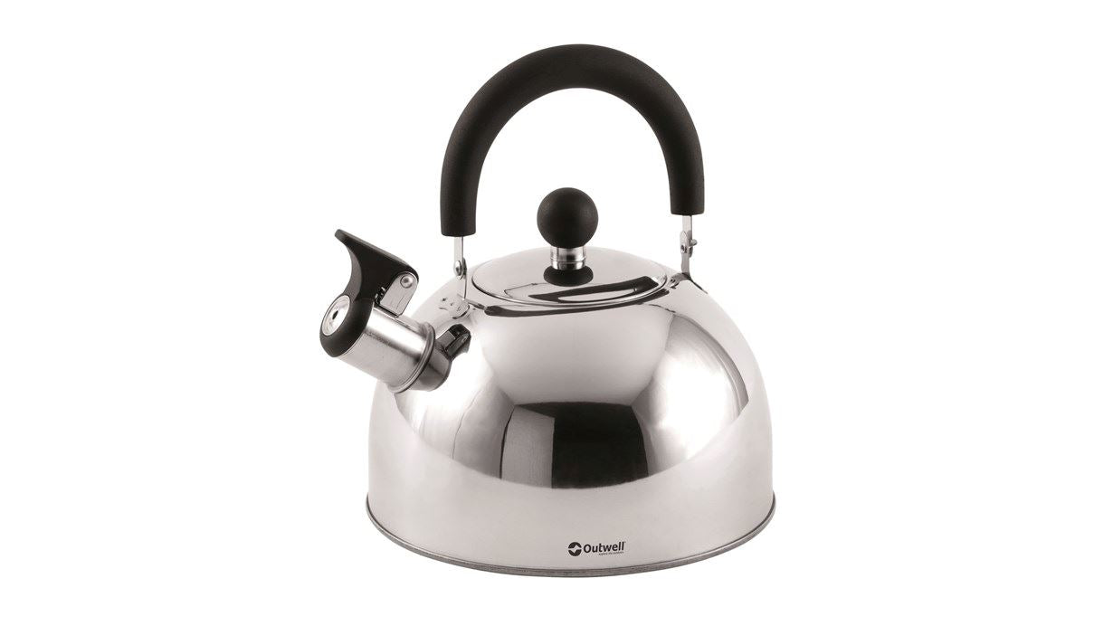 Outwell Tea Break Wasserkocher L – 2,2 l, Edelstahl