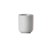 Zone Denmark Zahnbürstenhalter Ume – 8,3×8,3×10,3 cm, Steingut, Grau