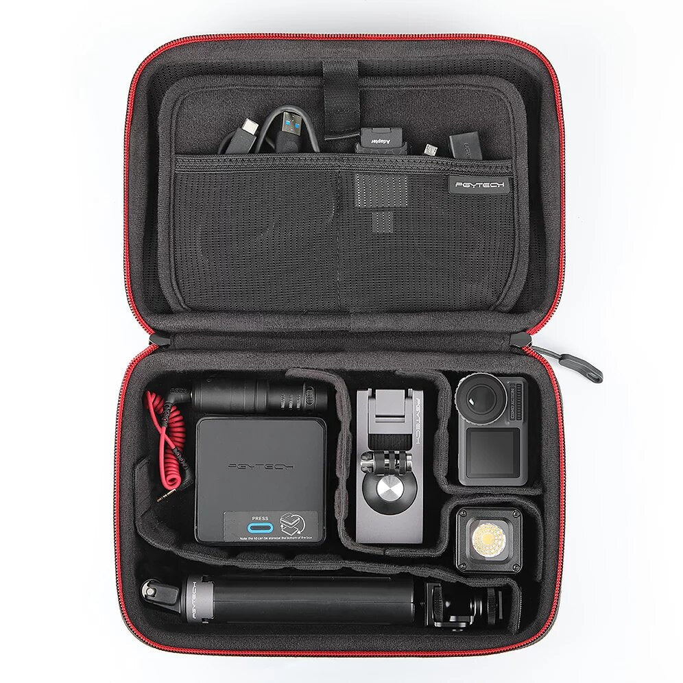 PGYTECH P-18C-020 Hard-Case Etui – für DJI Osmo Pocket, Osmo Mobile 3, Osmo Mobile 4 und andere – Schwarz