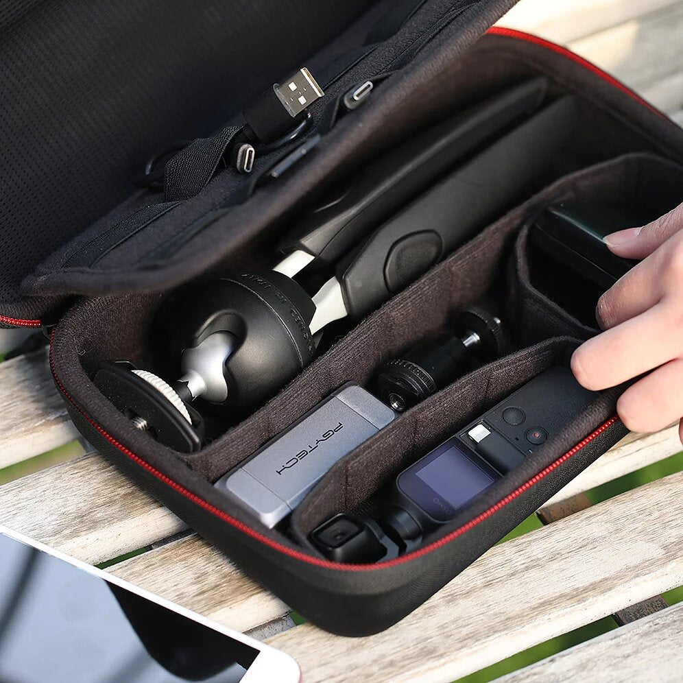 PGYTECH P-18C-020 Hard-Case Etui – für DJI Osmo Pocket, Osmo Mobile 3, Osmo Mobile 4 und andere – Schwarz