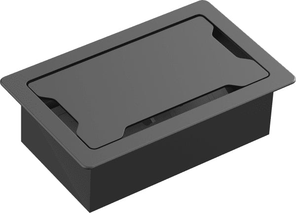 Vision TC3 SURRTB – Kabelgehäuse für Tisch/Bank, Schwarz/Weiss