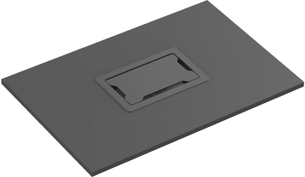 Vision TC3 SURRTB – Kabelgehäuse für Tisch/Bank, Schwarz/Weiss