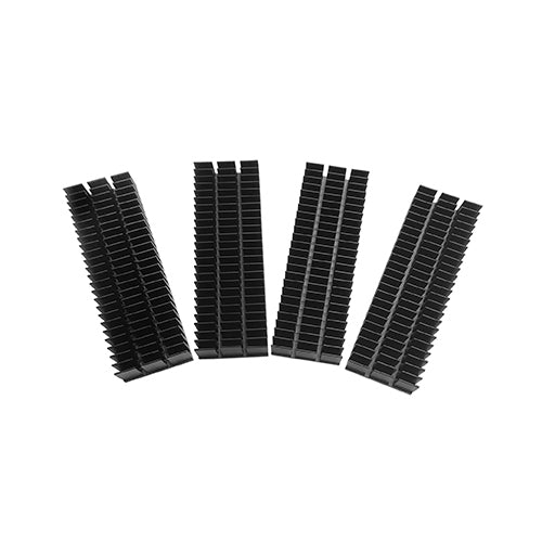 QNAP HS-M2SSD-04 – Kühlkörper für M.2-SSD – 68×21×10,5 mm, Silber, 4er-Set
