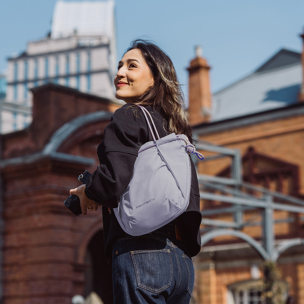PGYTECH OneGo Rope Strap Bag Kameratasche – Innenmaße 300 × 230 × 90 mm – für Kamera + 70–200 mm, DJI Mini – L