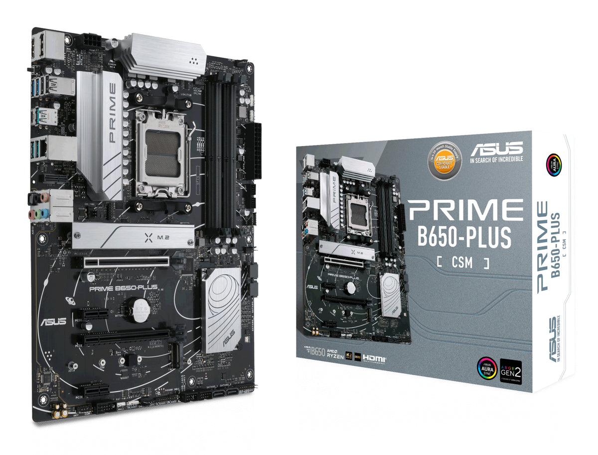 ASUS PRIME B650-PLUS-CSM – Mainboard – Sockel AM5, AMD B650, ATX, DDR5