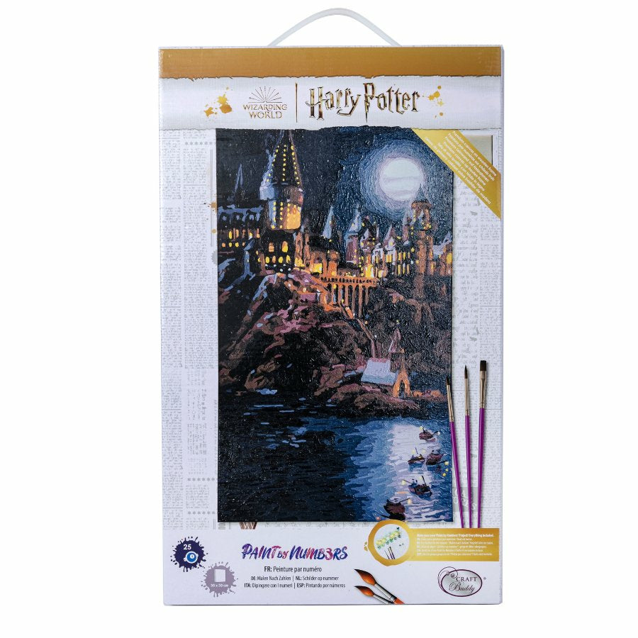 CRAFT Buddy Malen-nach-Zahlen-Set – Harry Potter – 30 × 50 cm – ab 8 Jahren