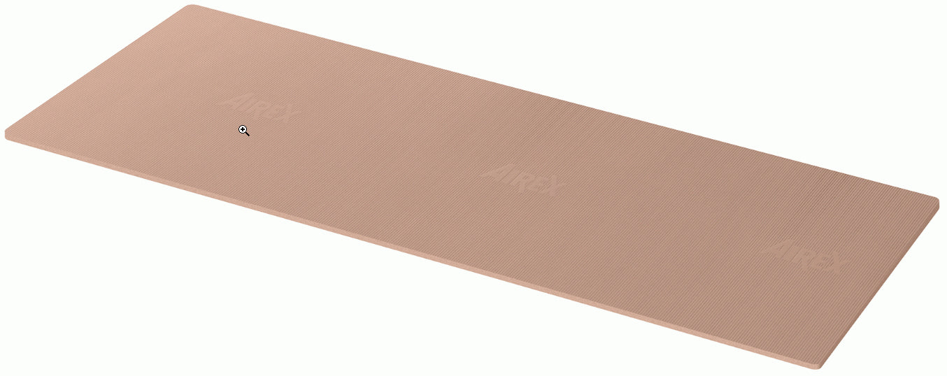 Airex TrExercise – Universal-Trainingsmatte, 180 × 60 × 0,6 cm – Hellbraun, TPE