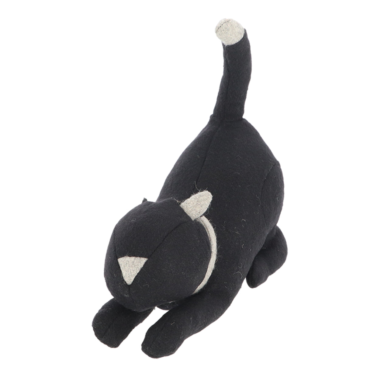Esschert Design Türstopper – Filz/Marmor/Polyester – Schwarz – Ø 260 × H 270 mm