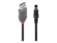 Lindy USB-Kabel, USB-A zu DC 5,5/2,5 mm, 1,5 m