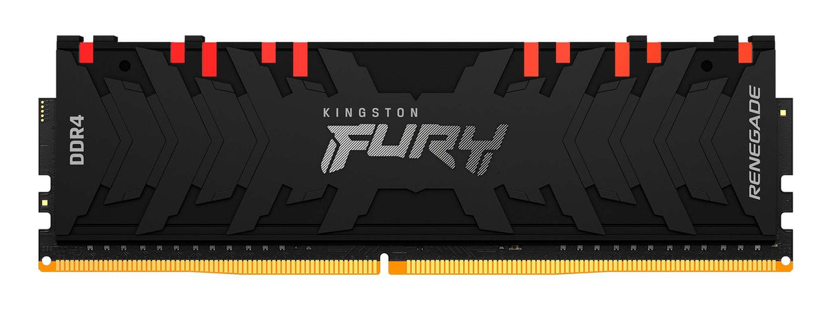 Kingston Technology Kingston FURY Renegade RGB – Arbeitsspeicher – 32 GB, DDR4 3000 MHz, 288-Pin DIMM, CL16, 1,35 V, RGB, Schwarz