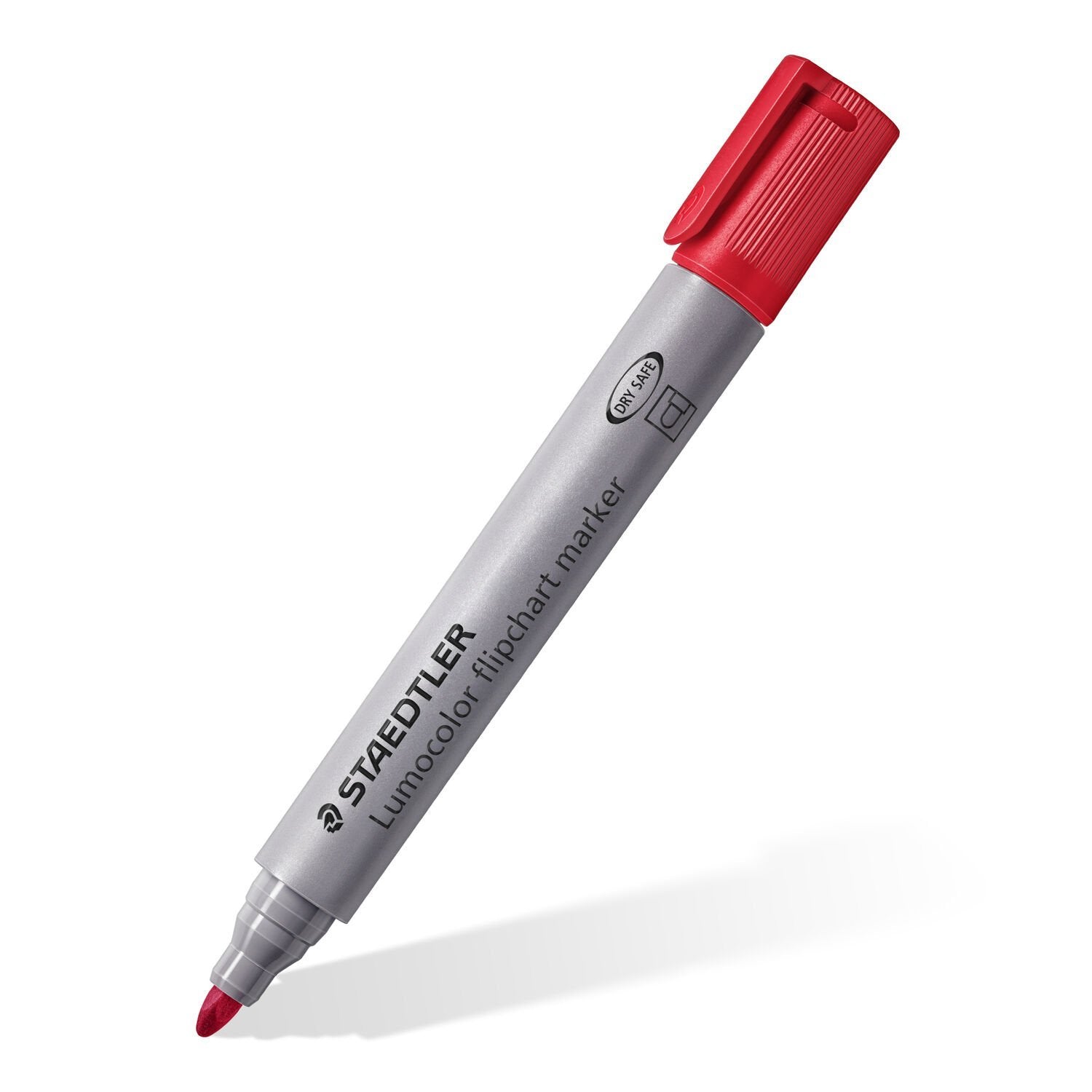 Staedtler Flipchart-Marker – Keil- & Rundspitze 2 mm, 8 Farben, 8er Set, Cap-Off – für Flipcharts/Papier