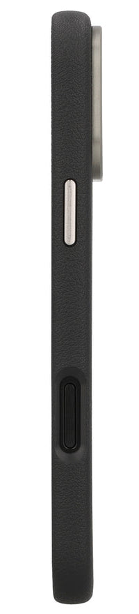 Valenta Backcover Style – für Apple iPhone 16 Pro – schwarz – Kunstleder, MagSafe-kompatibel