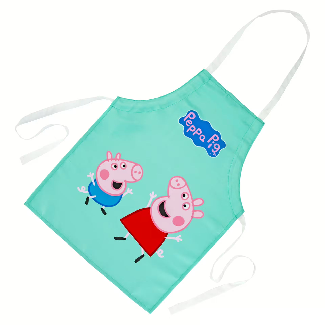 Dr. Oetker Peppa Pig – Backschürze, 60 × 45 cm, Polyester (PES), Hellblau