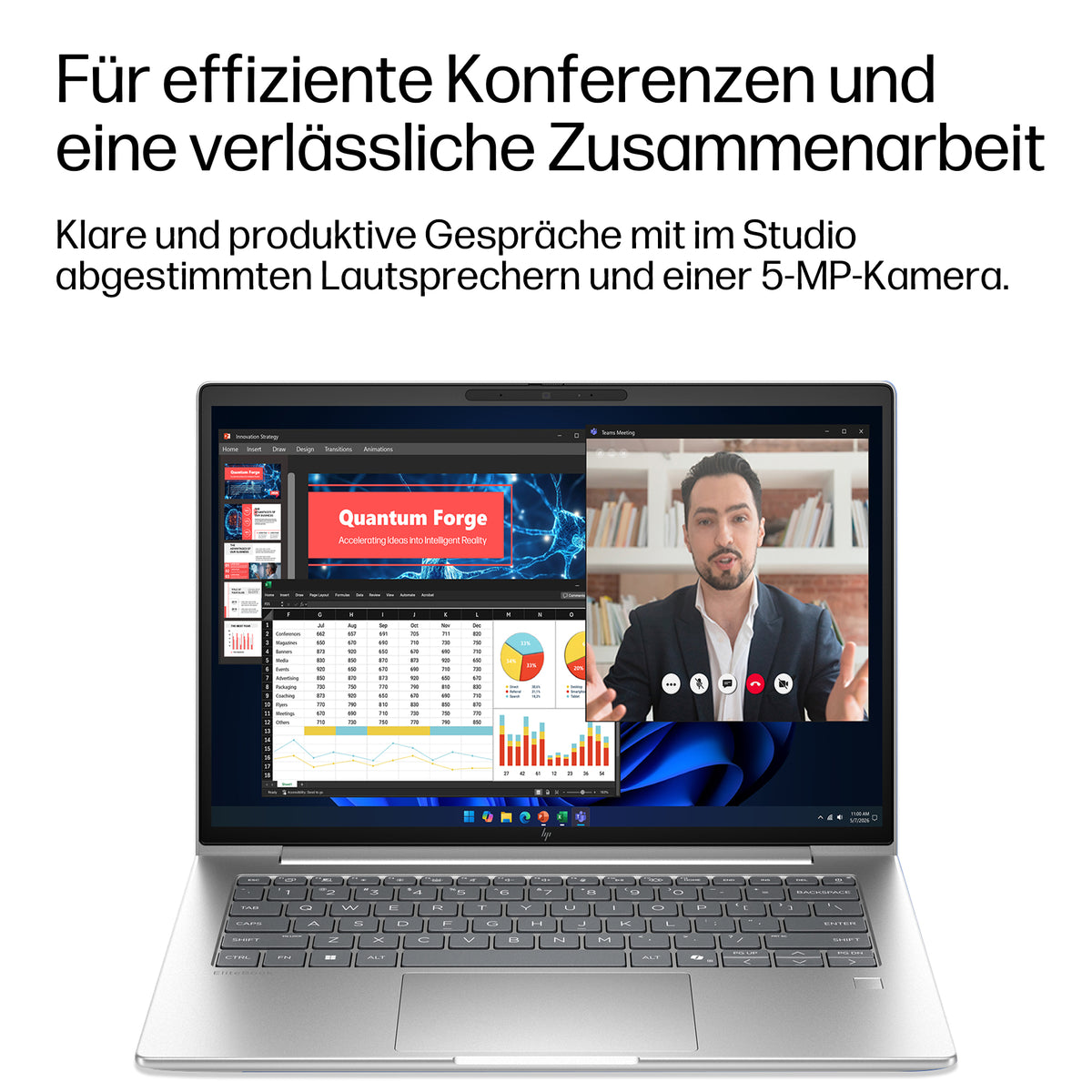 HP E01Zmet – 14" WUXGA, Core 5 320, 16 GB, 512 GB SSD, Win 11 Pro