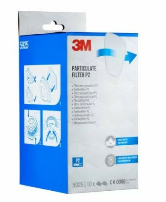 3M Ersatzfilter für Farbspritzmasken – 10 Paar