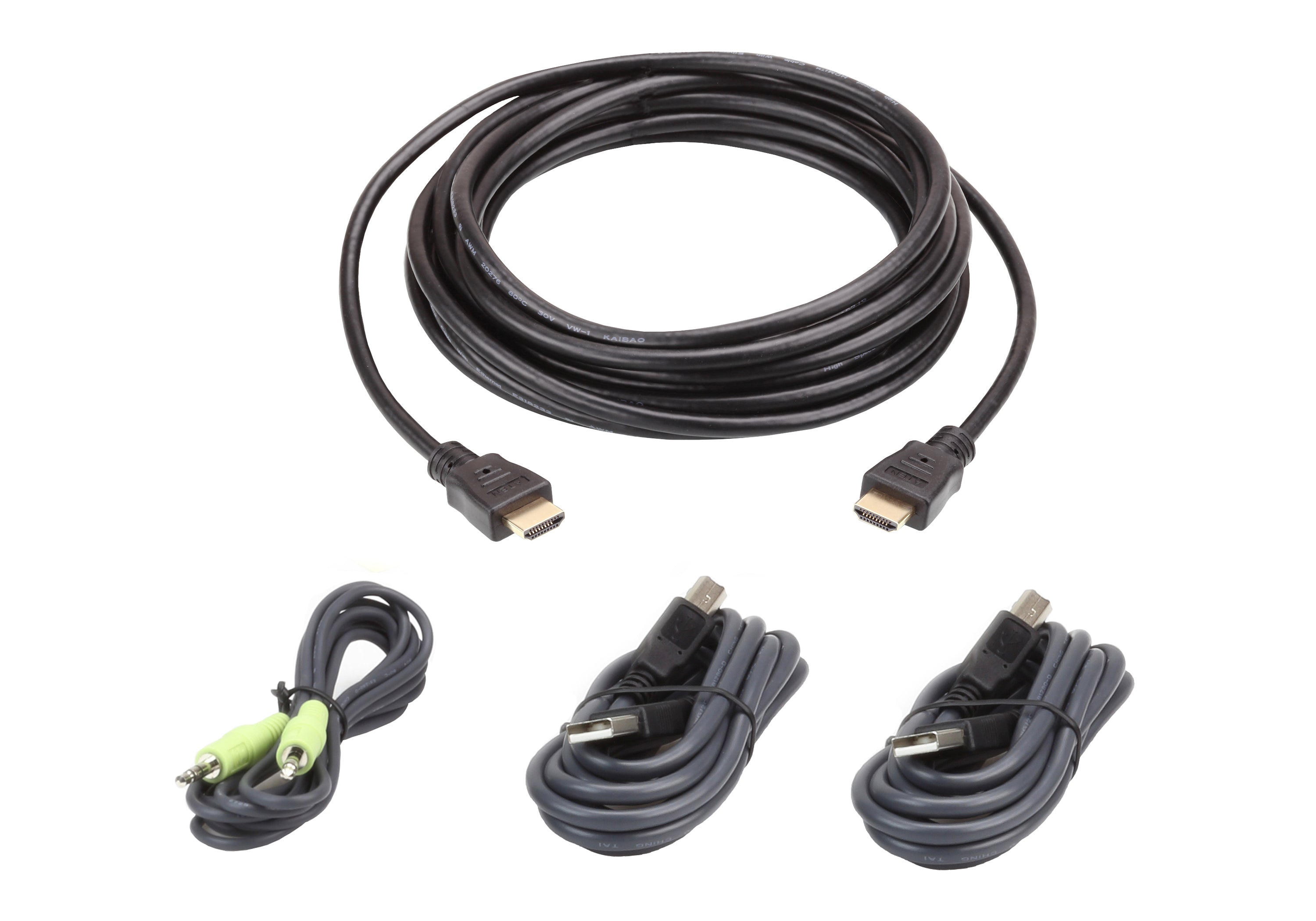 ATEN KVM-Kabelsatz – 3 m – für ATEN PSS PP v3.0 Secure KVM Switches